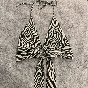 SHEIN zebra top